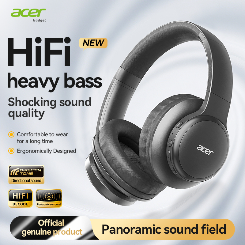 Anc Wireless Over Ear Headphones - Acer Ohr559 Auriculares inalámbricos Bluetooth con