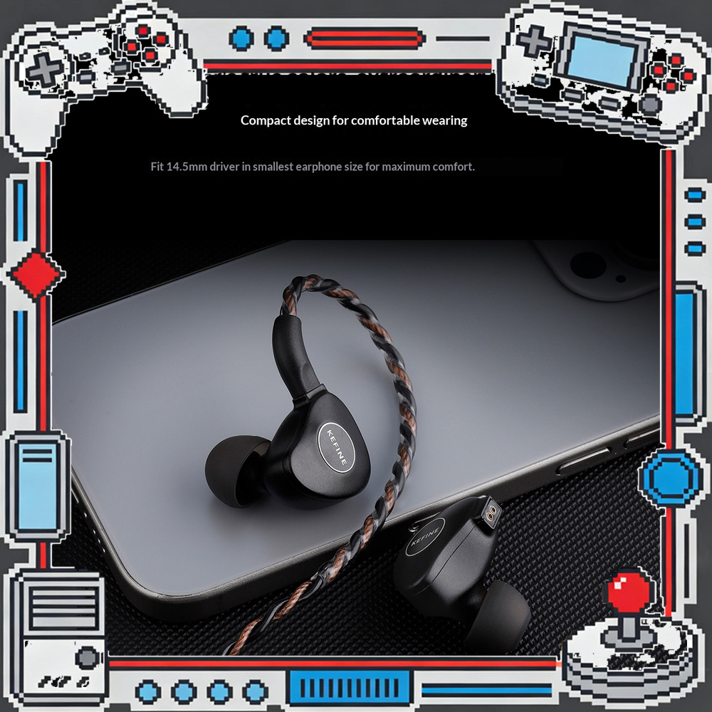 Planar Magnetic Iem Earphones - KEFINE Klanar Auriculares Intrauditivos con Driver