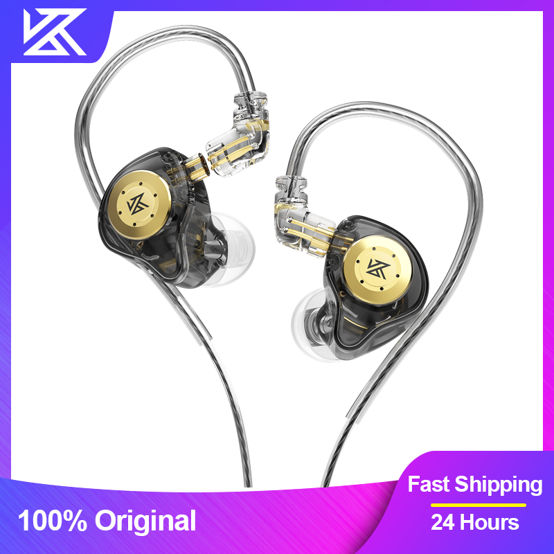 Type C Wired Earphones With Mic - KZ EDX Pro auriculares dinámicos en