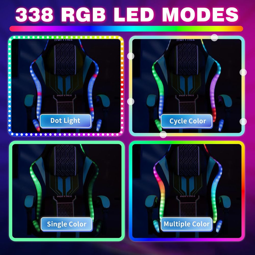 Silla Gamer con Luces LED, Alt - Speakers reseña y precio