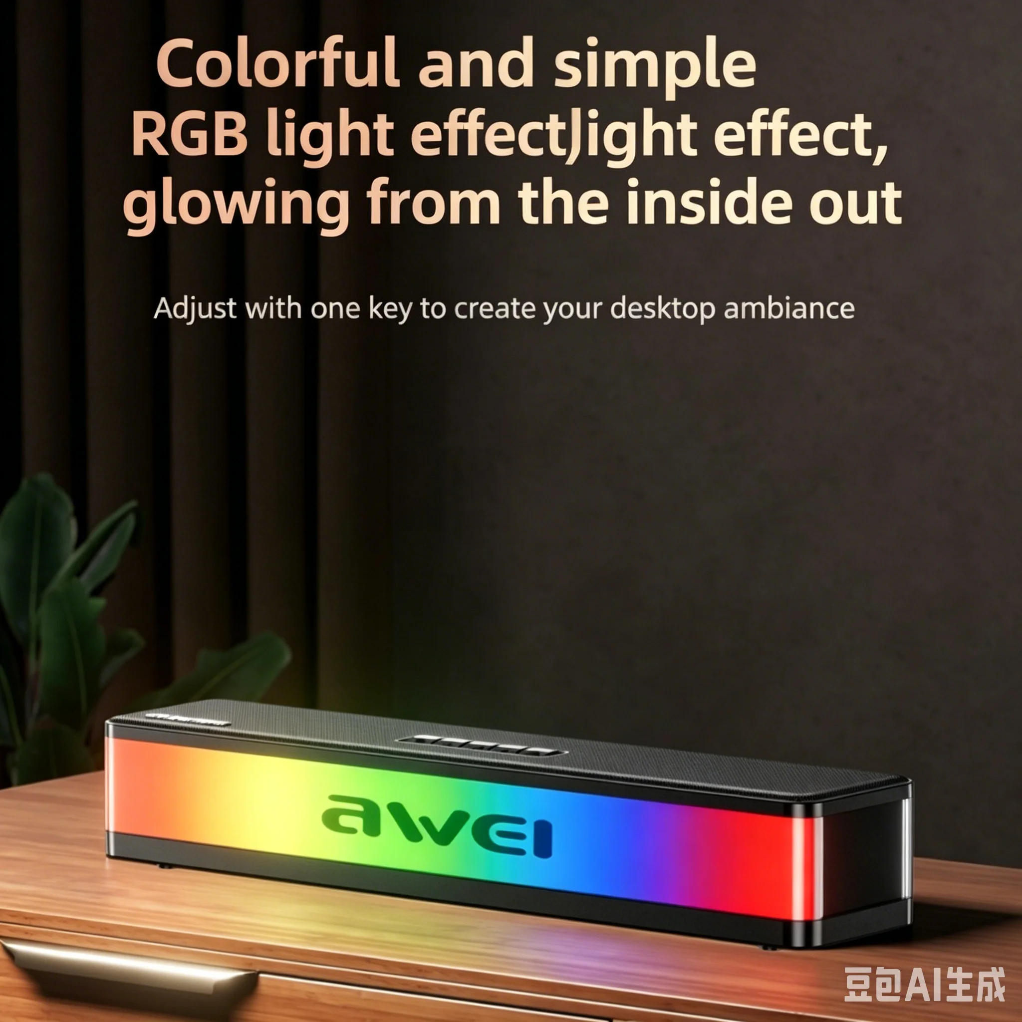 Altavoces RGB con Bluetooth, b - Rgb Computer Soundbar For Pc reseña y precio