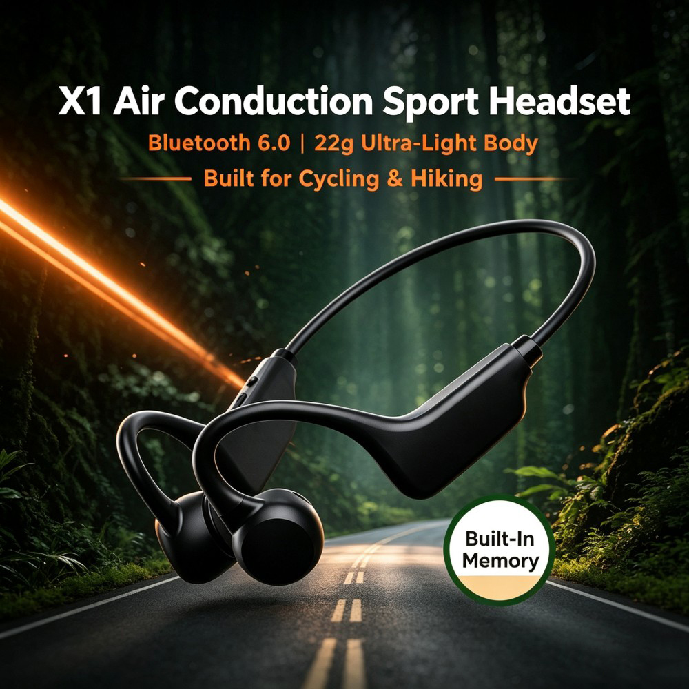 KEBIDUMEI Auriculares Bluetoot - Bone Conduction Running Headphones reseña y precio